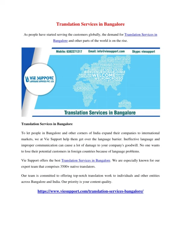 translation services in bangalore