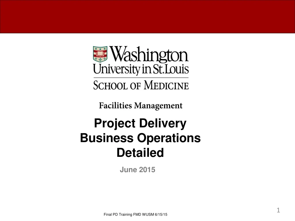 project d el i very business operations detailed