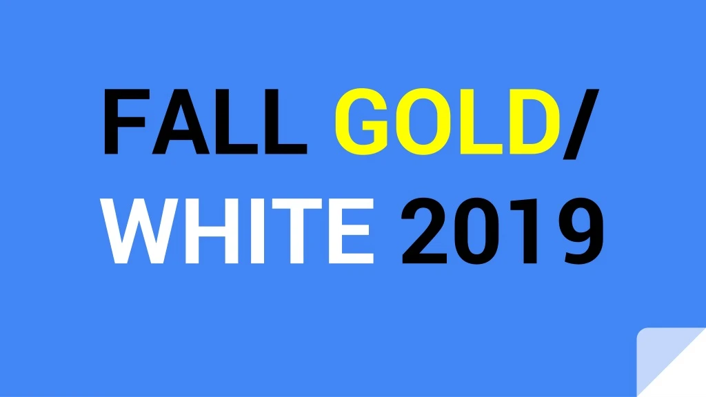 fall gold white 2019
