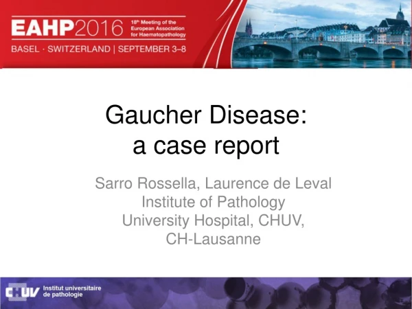 Gaucher Disease: a case report