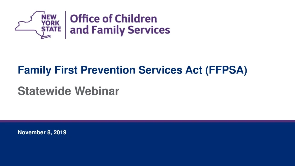 family first prevention services act ffpsa