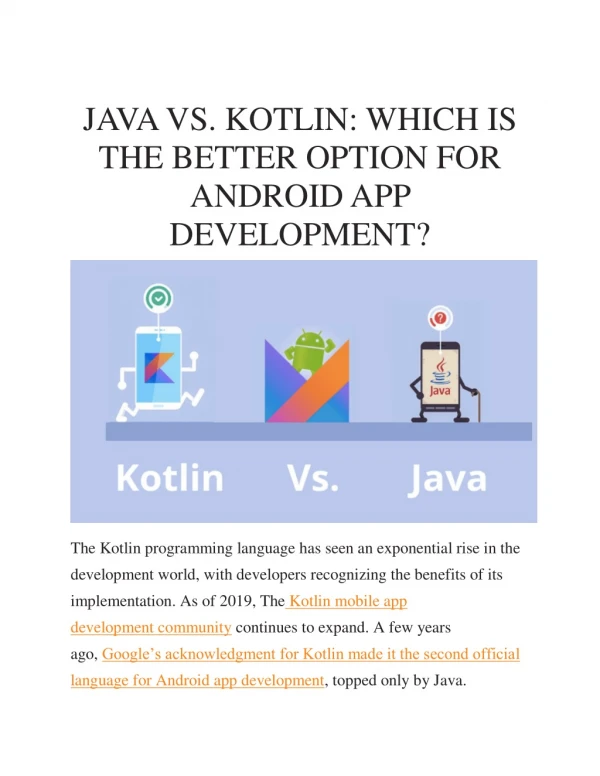 java vs kotlin which is the better option