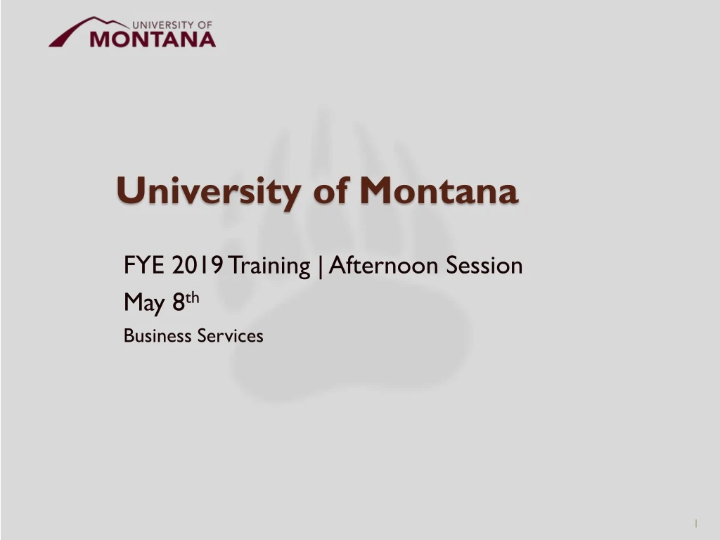 university of montana