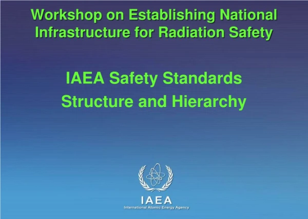 Workshop on Establishing National Infrastructure for Radiation Safety