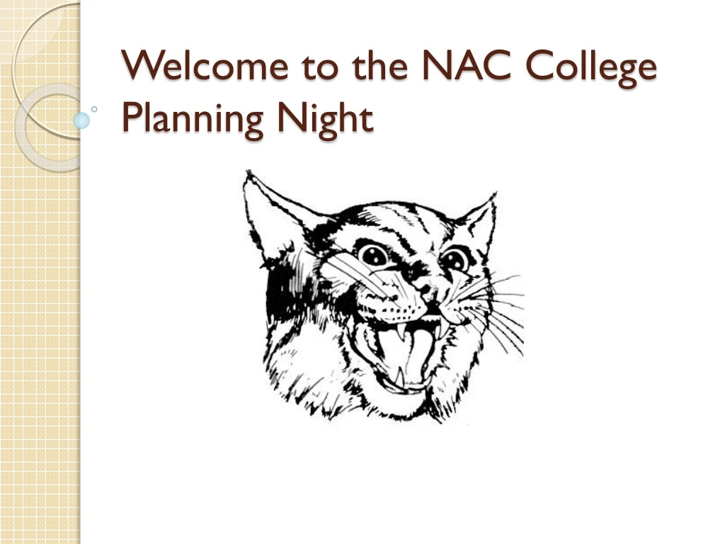 welcome to the nac college planning night