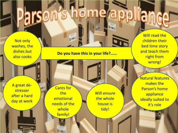 Parson’s home appliance