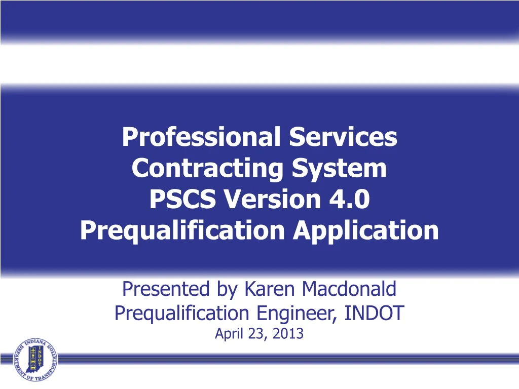 professional services contracting system pscs
