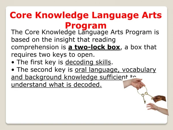 Core Knowledge Language Arts Program