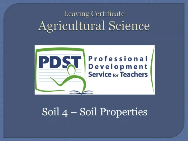 Leaving Certificate Agricultural Science