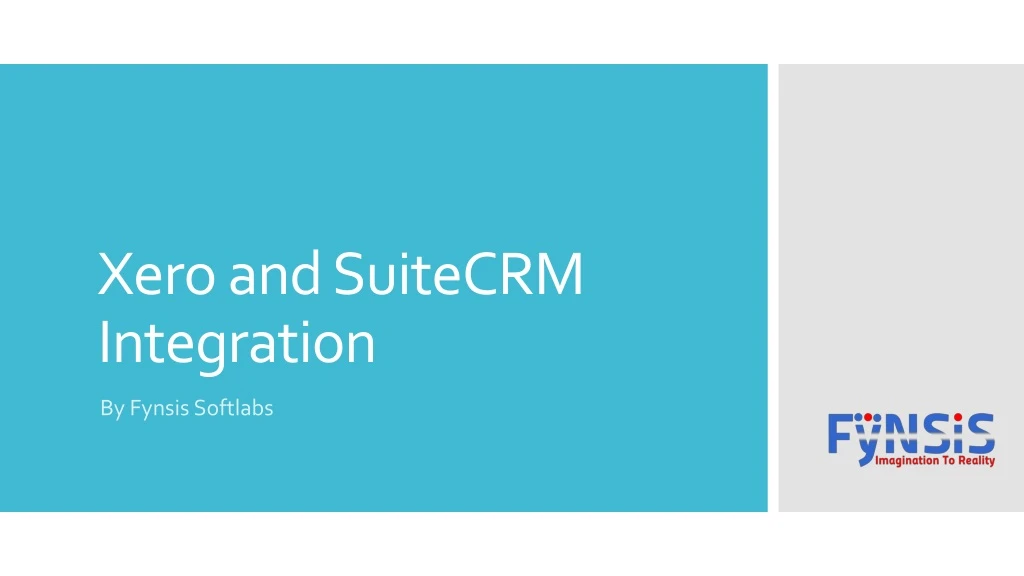 xero and suitecrm integration