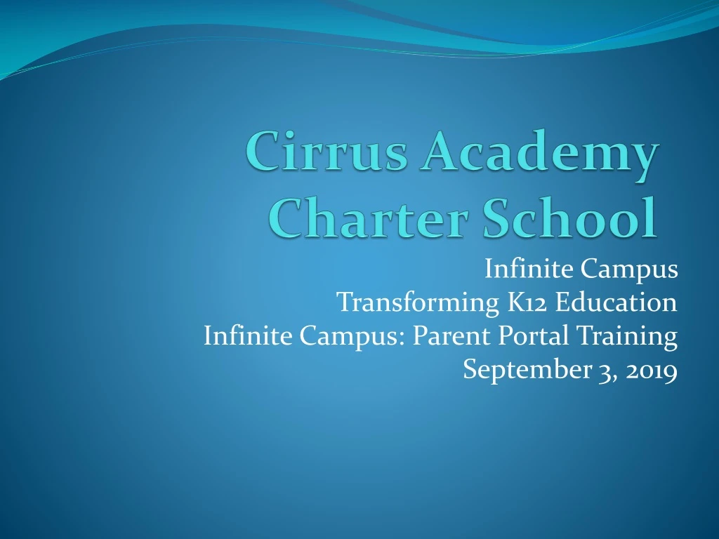cirrus academy charter school