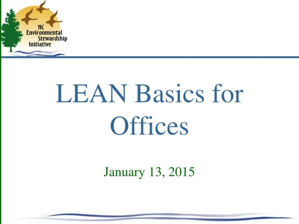 LEAN Basics for Offices