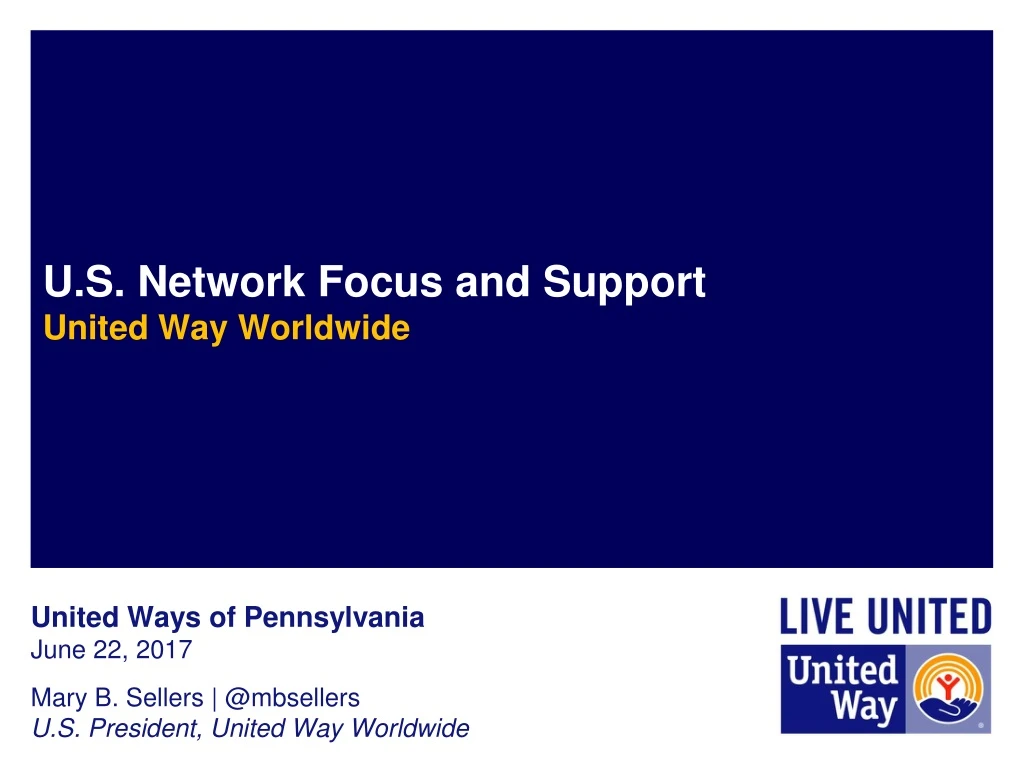 u s network focus and support united way worldwide