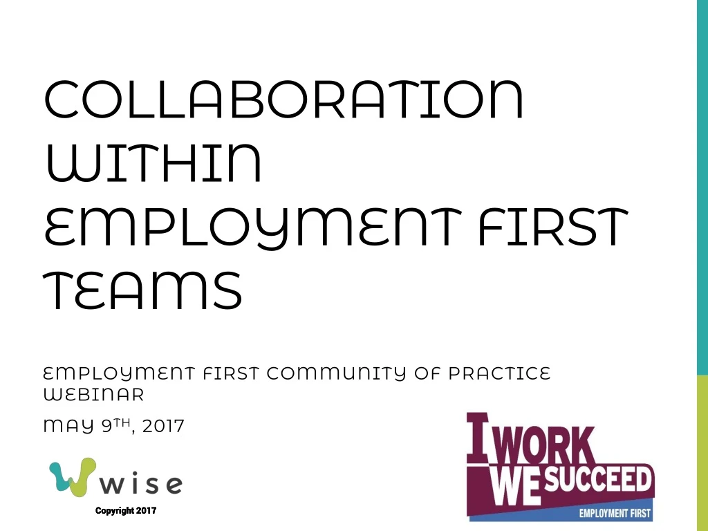 collaboration within employment first teams