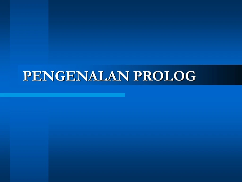 pengenalan prolog