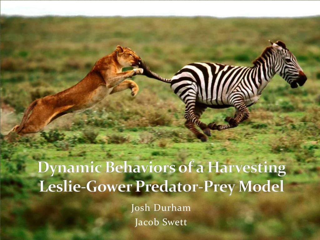 dynamic behaviors of a harvesting leslie gower predator prey model