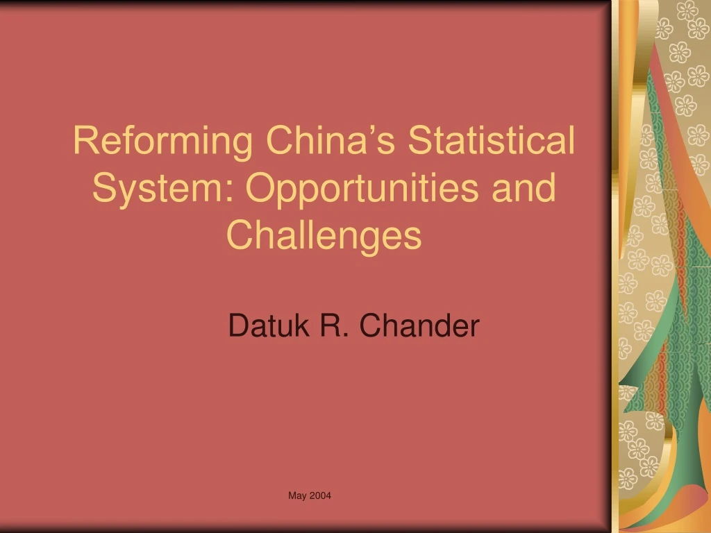 reforming china s statistical system opportunities and challenges