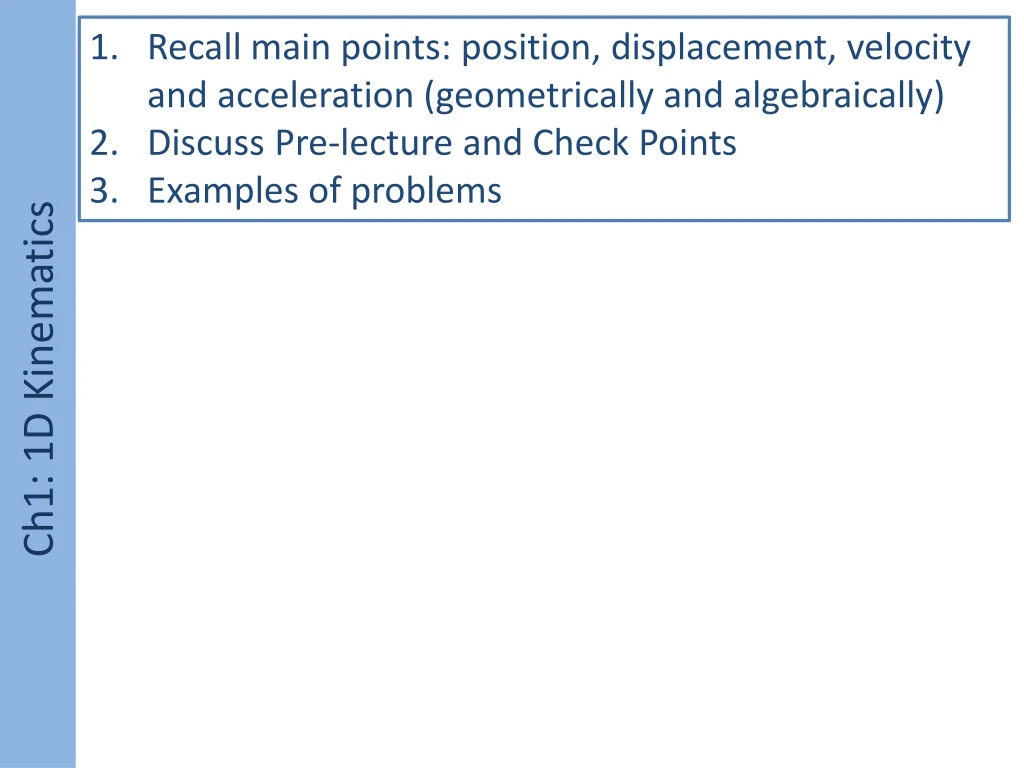 ch1 1d kinematics