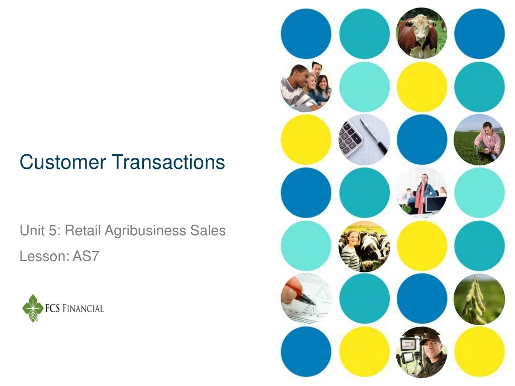 customer transactions