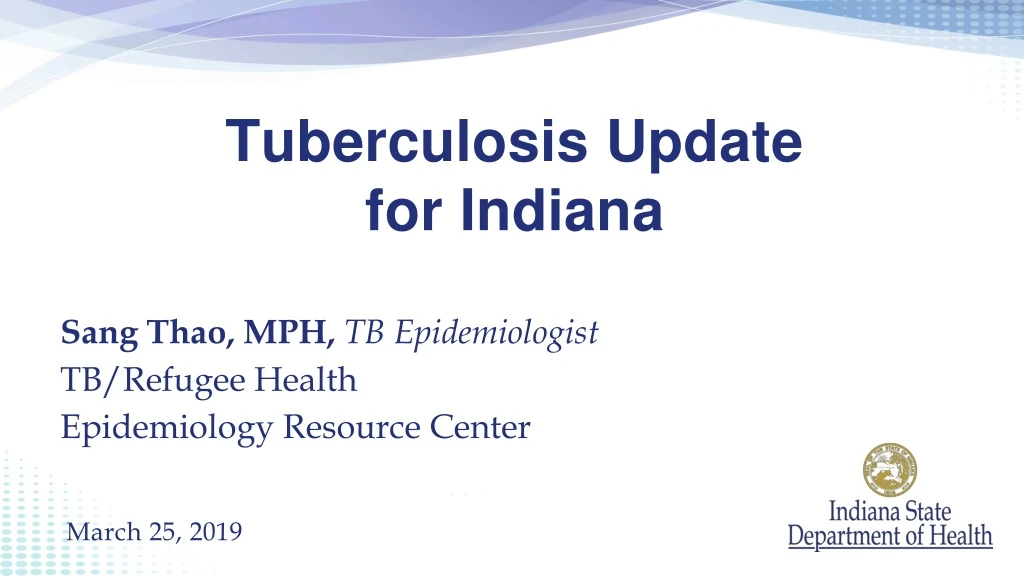 tuberculosis update for indiana