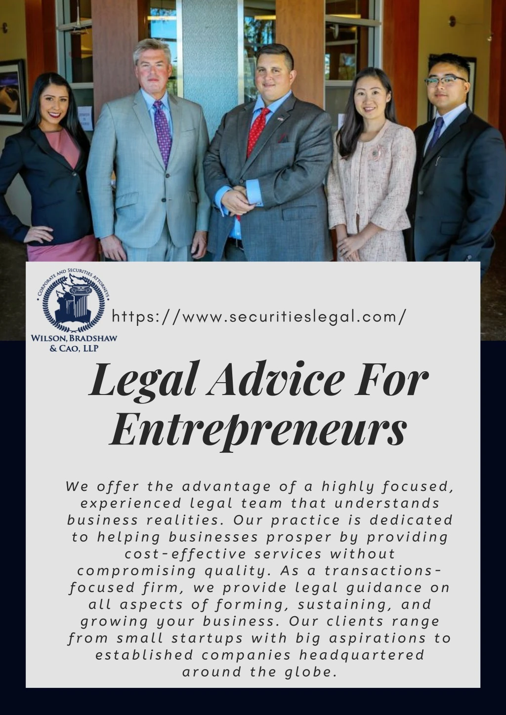 https www securitieslegal com legal advice