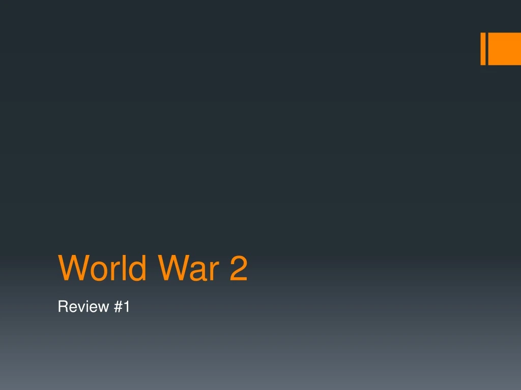 world war 2