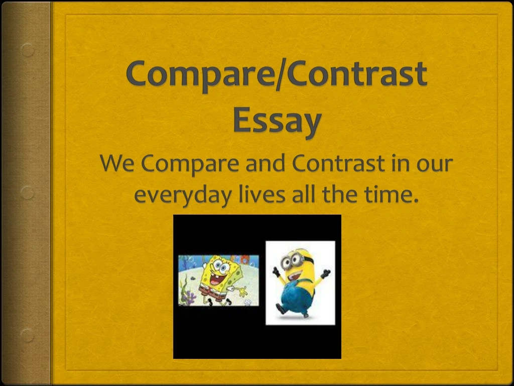 compare contrast essay