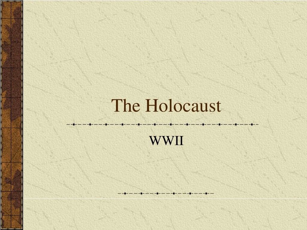 the holocaust