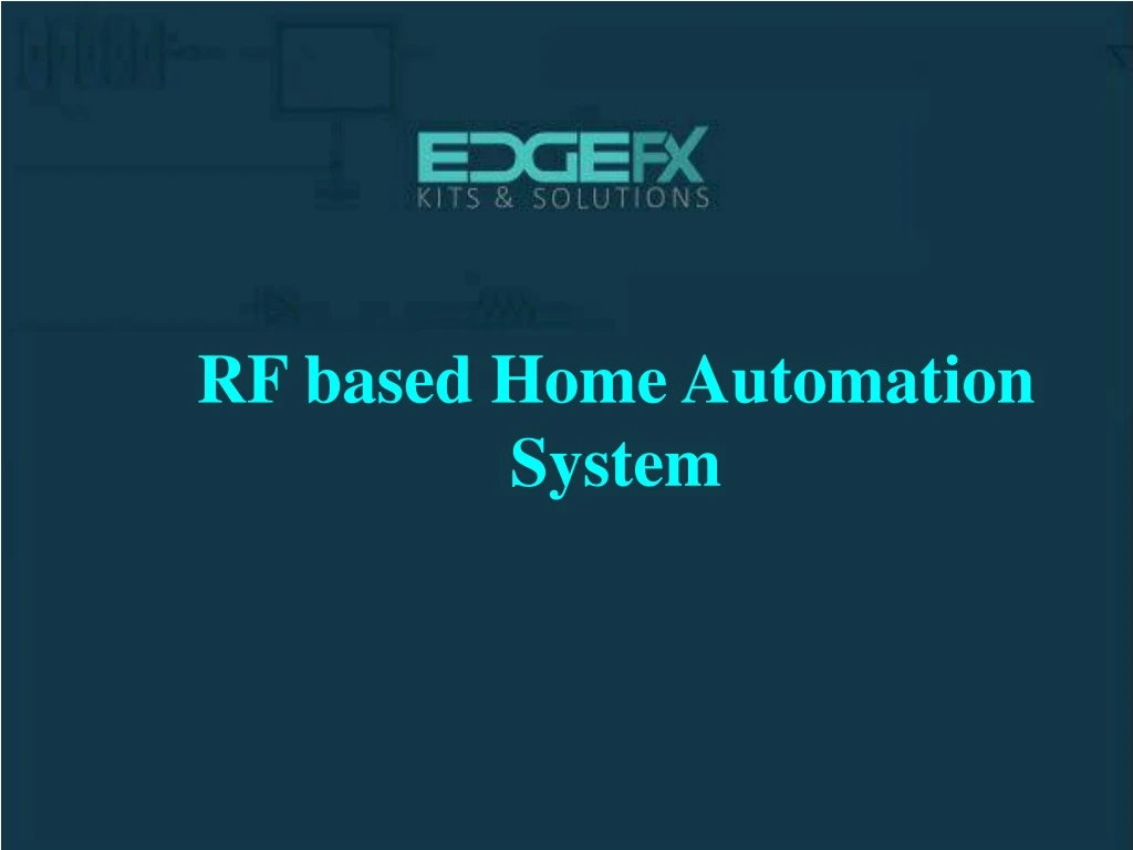 rf based home automation system