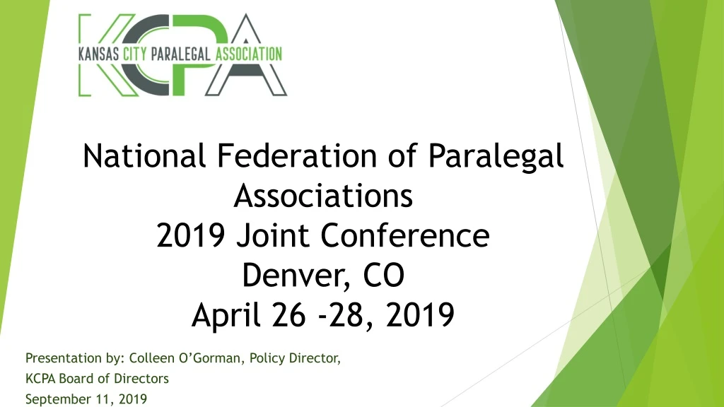 national federation of paralegal associations 2019 joint conference denver co april 26 28 2019
