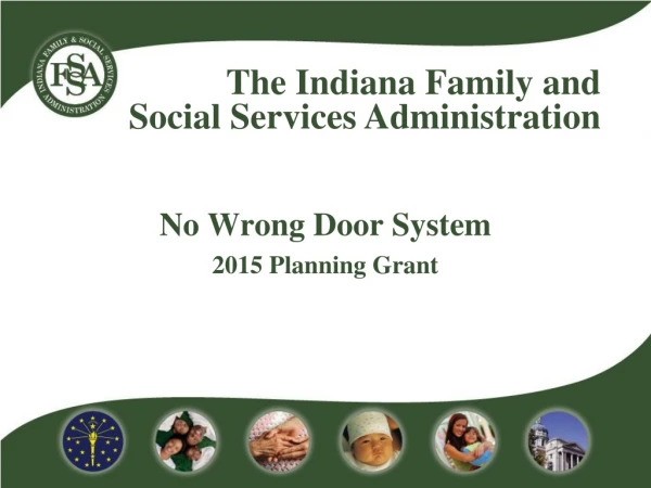 No Wrong Door System 2015 Planning Grant