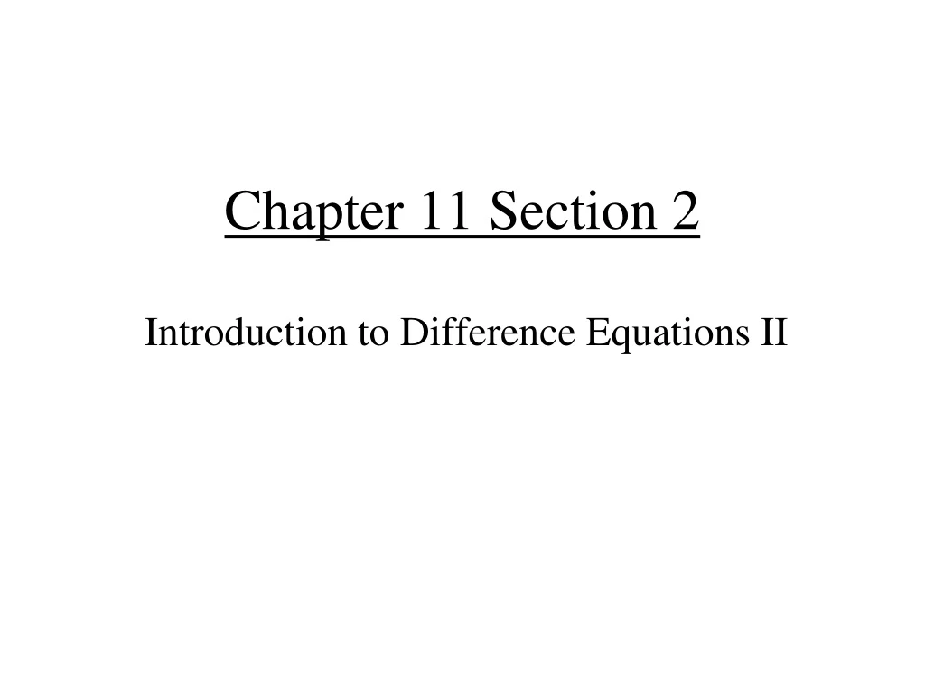 chapter 11 section 2