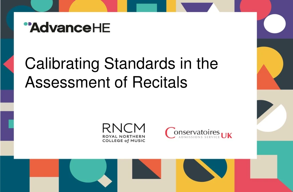 calibrating standards in the assessment of recitals