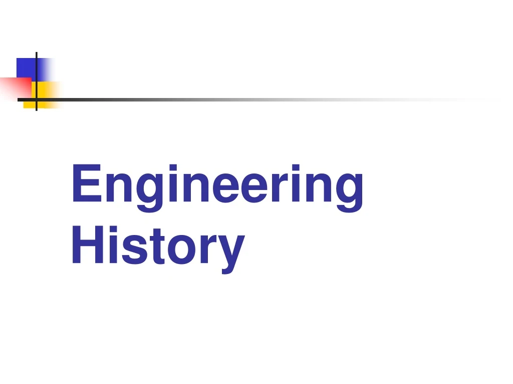 engineering history