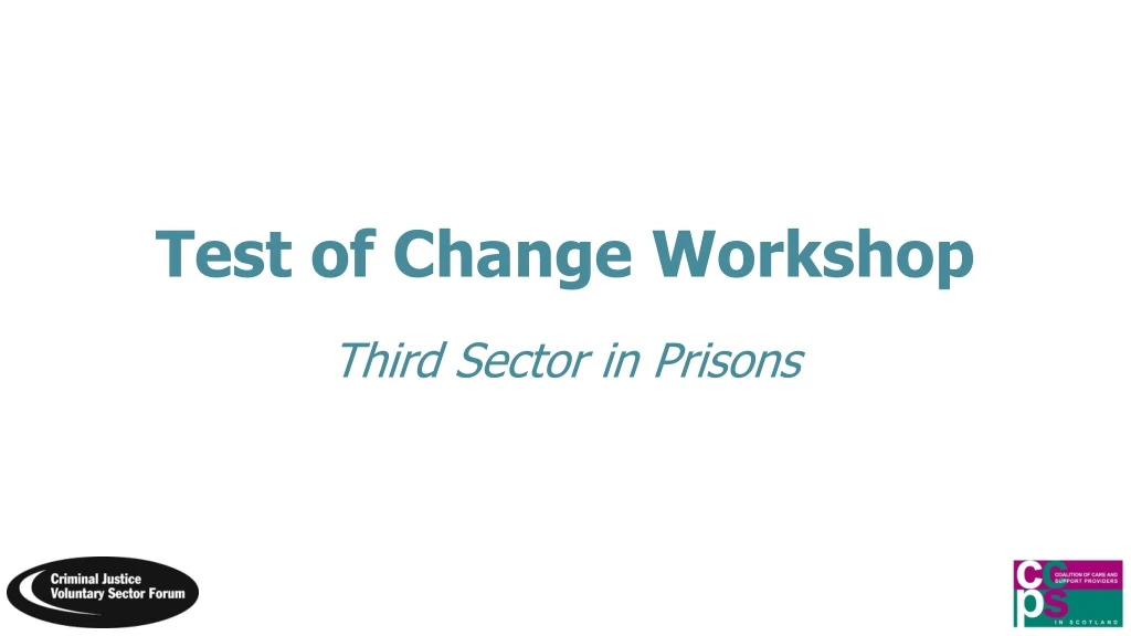 test of change workshop