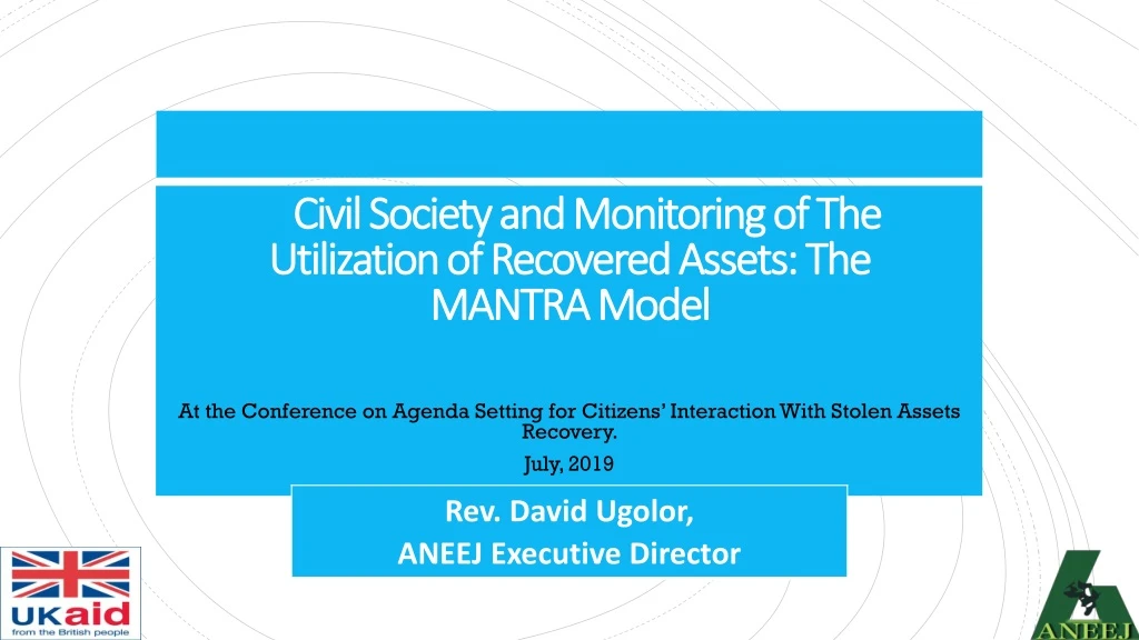 civil society and monitoring of the utilization of recovered assets the mantra model