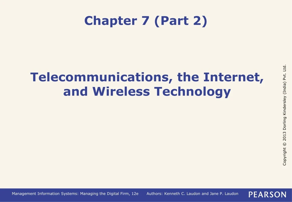 telecommunications the internet and wireless technology