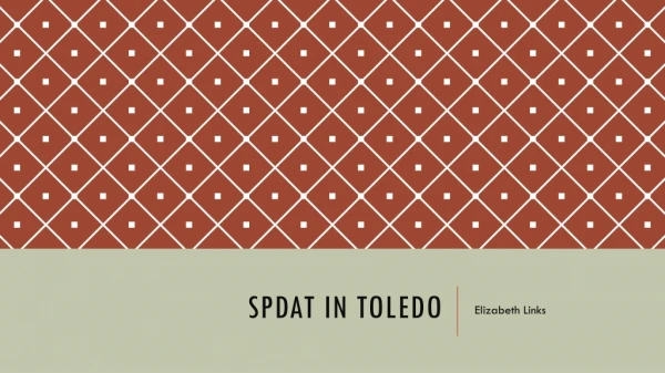 SPDAT in Toledo