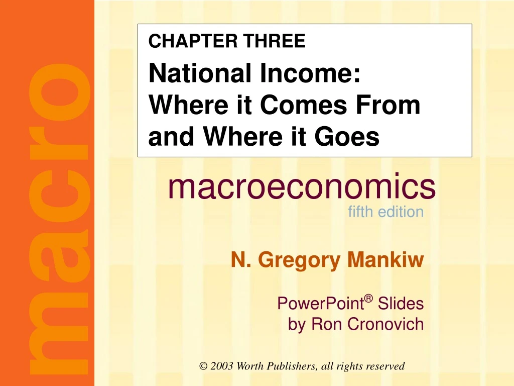 chapter three national income where it comes from