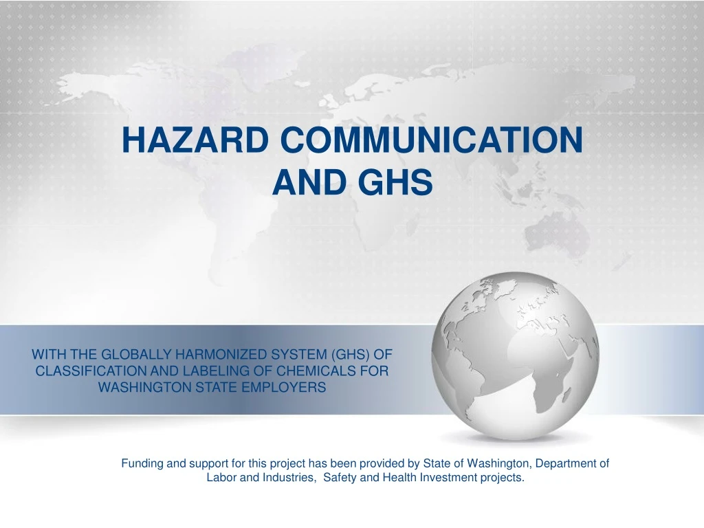 hazard communication and ghs