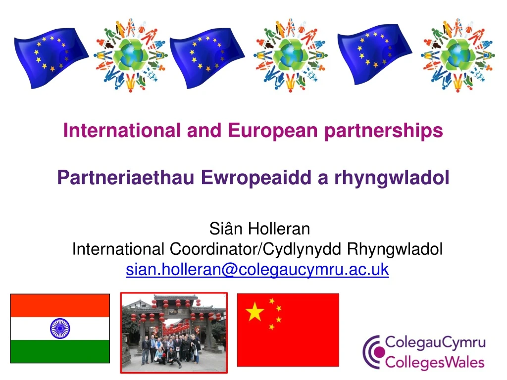 international and european partnerships partneriaethau ewropeaidd a rhyngwladol