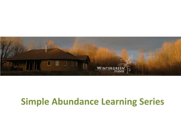 Simple Abundance Learning Series