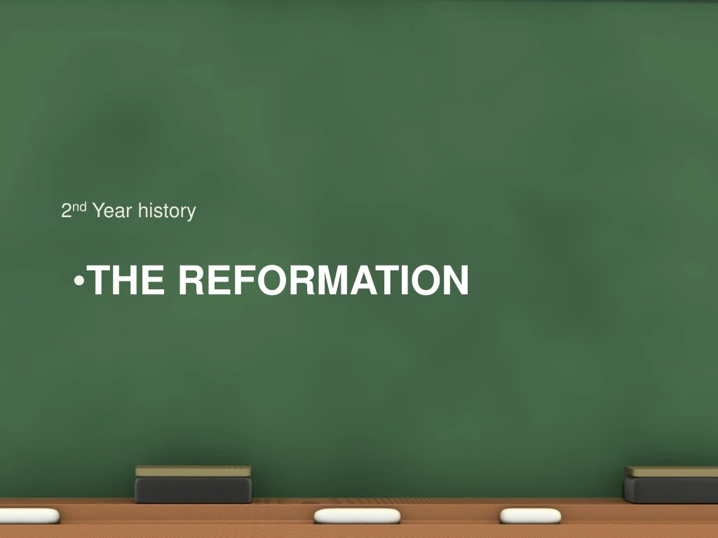 the reformation