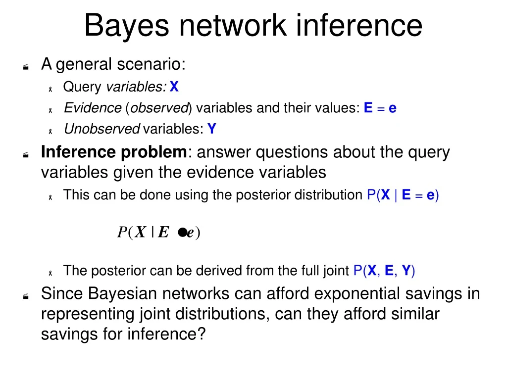 bayes network i nference