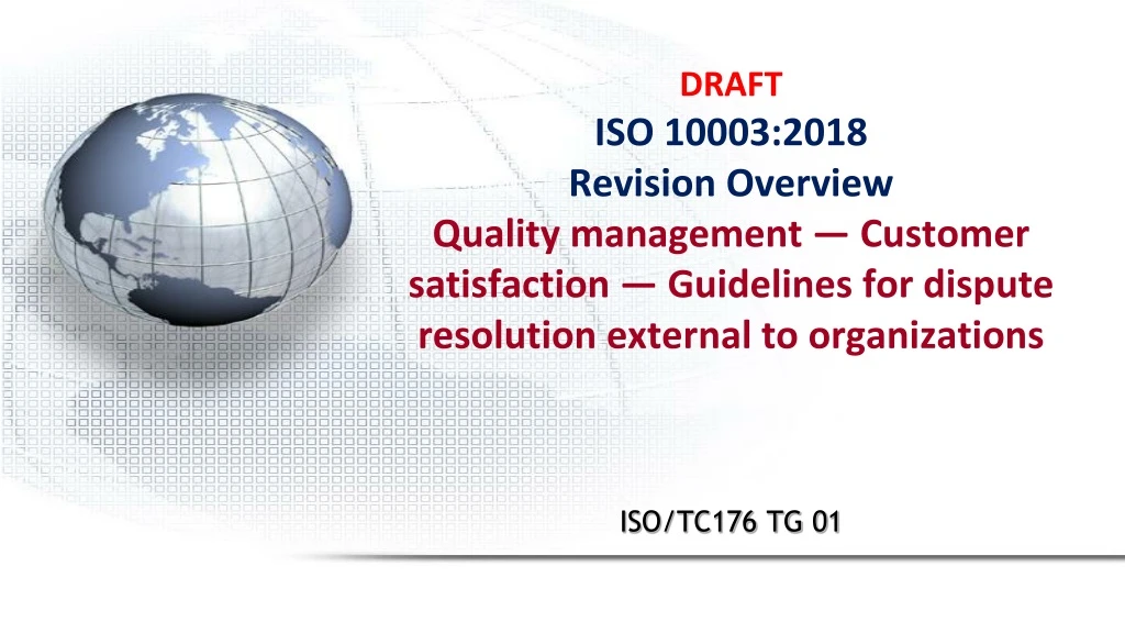 iso tc176 tg 01