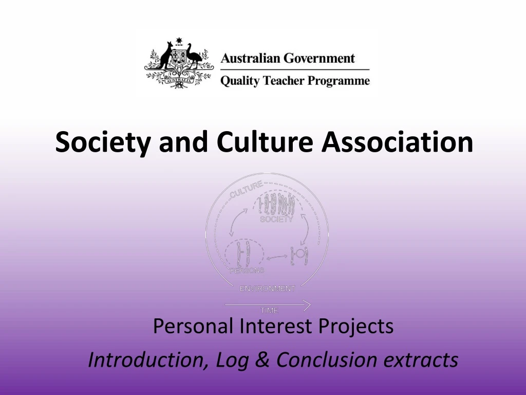 society and culture association