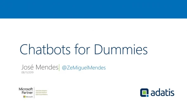Chatbots for Dummies