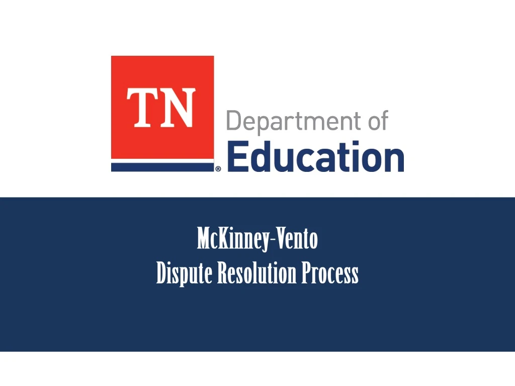 mckinney vento dispute resolution process