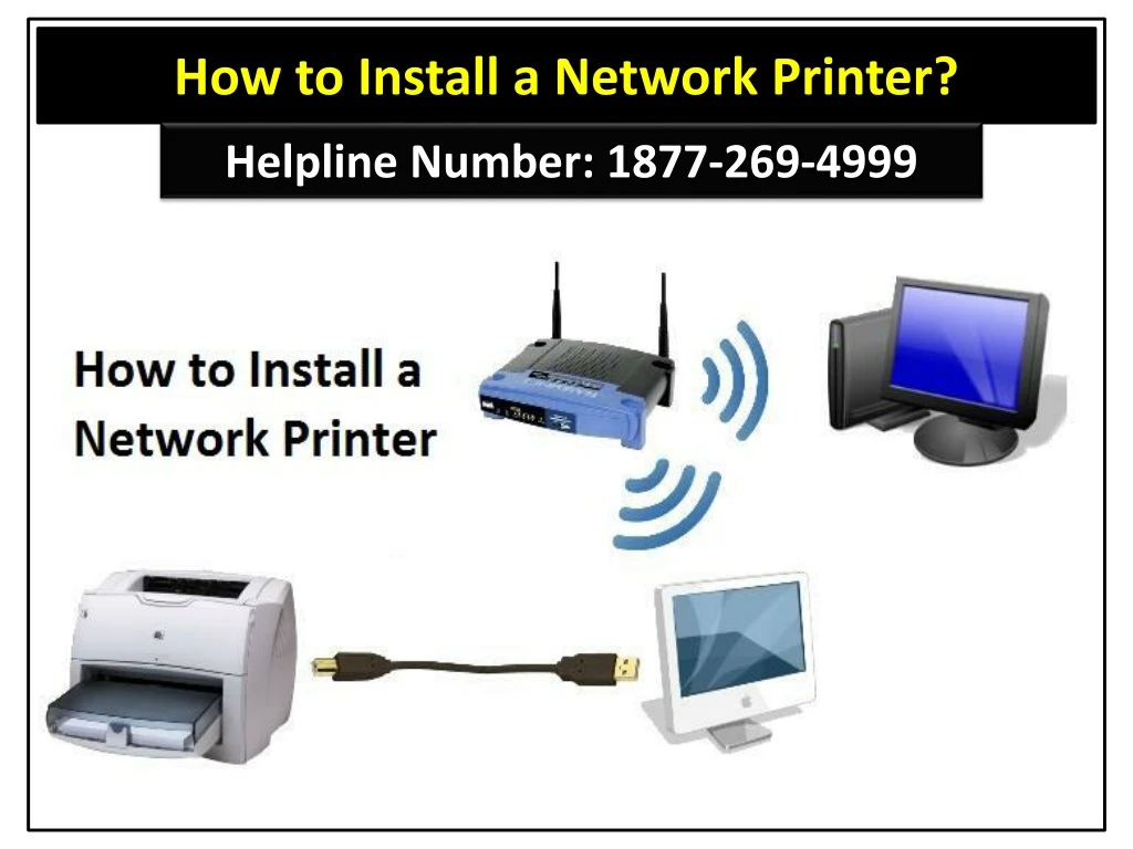 how to install a network printer