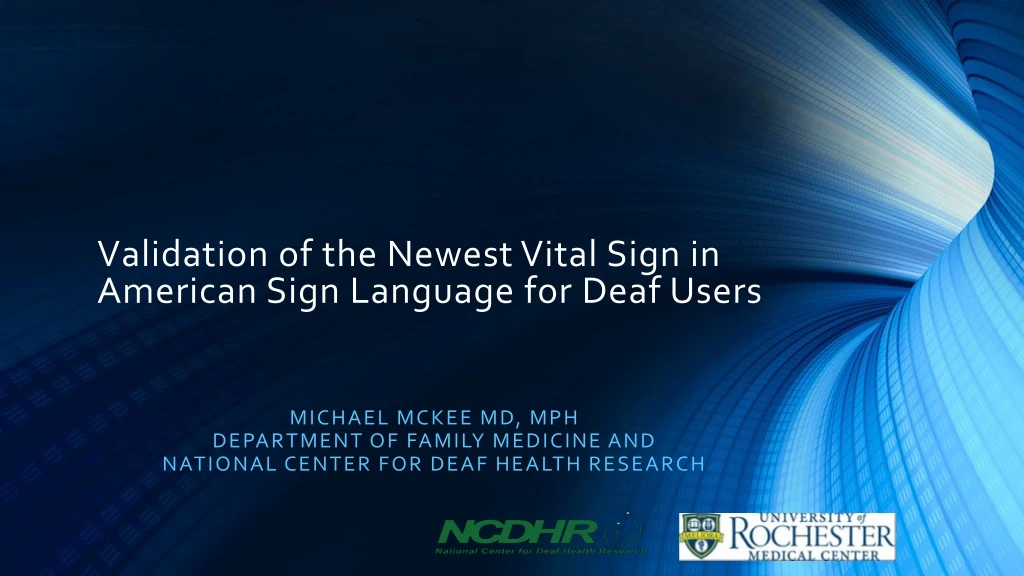 validation of the newest vital sign in american sign language for deaf users